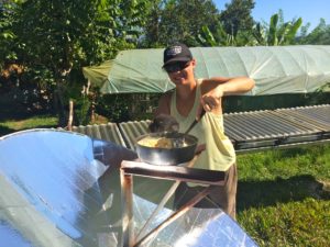 Solar Parabolic cooking